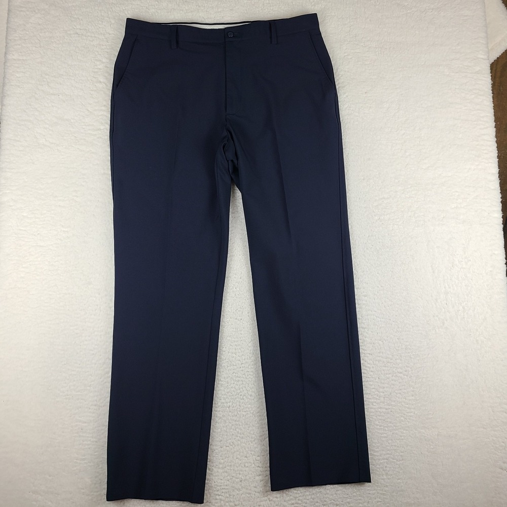 Foot Joy Pants Mens 38x34 Navy Blue Straight Activewear Performance Tech FJ Golf